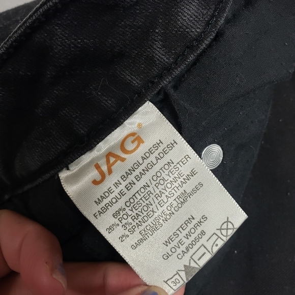 Jag jeans low rise skinny ankle ripped distressed denim jeans women's size 14 - Picture 9 of 13